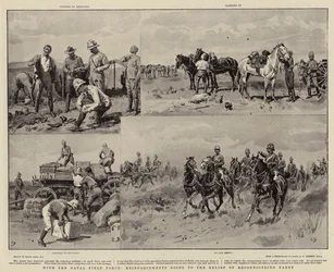 Con la Fuerza de Campo de Natal, refuerzos yendo al alivio del grupo de reconocimiento